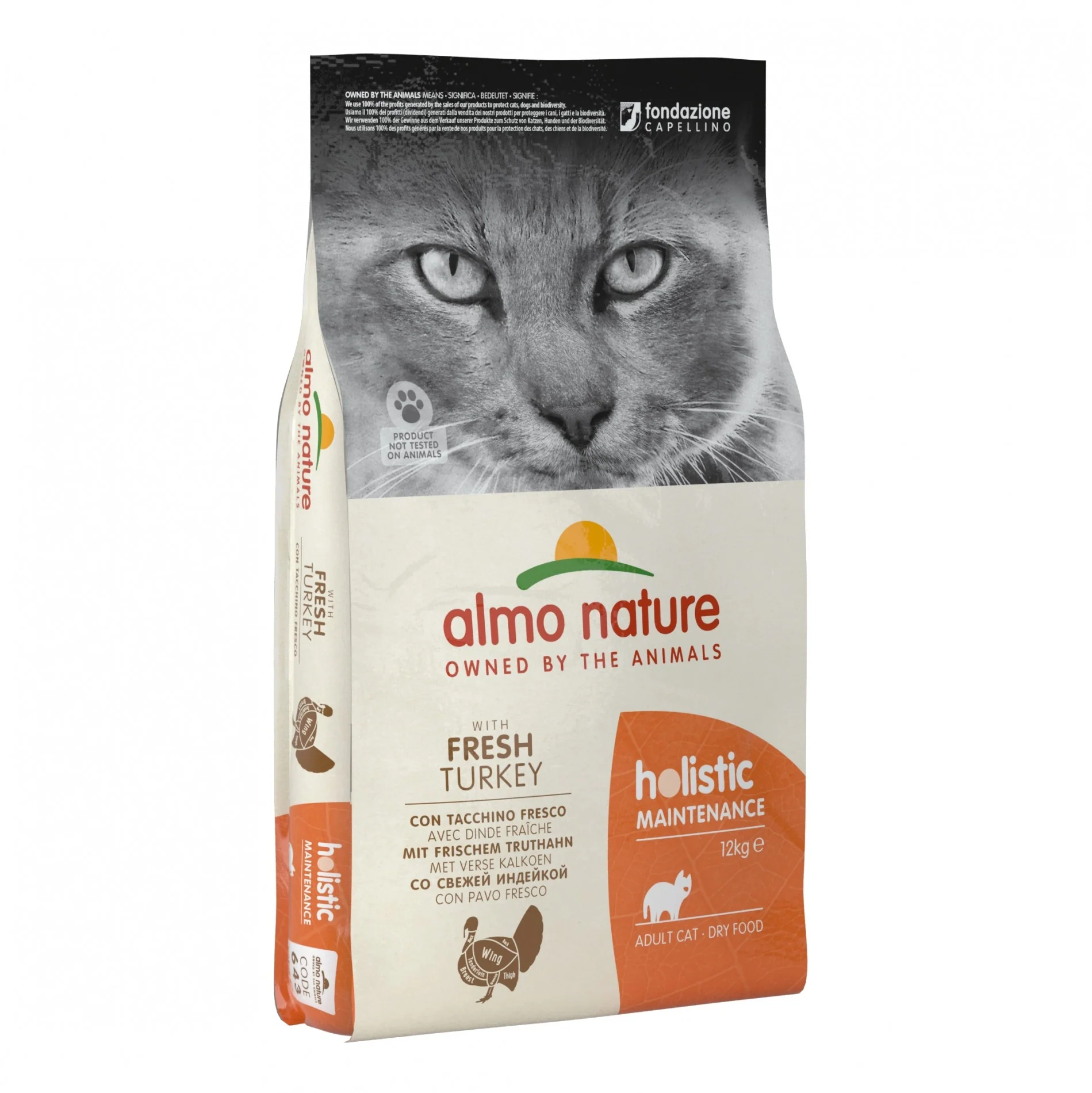 Almo Nature Croquettes Chat Adulte - Holistic Maintenance Viandes - Image 3