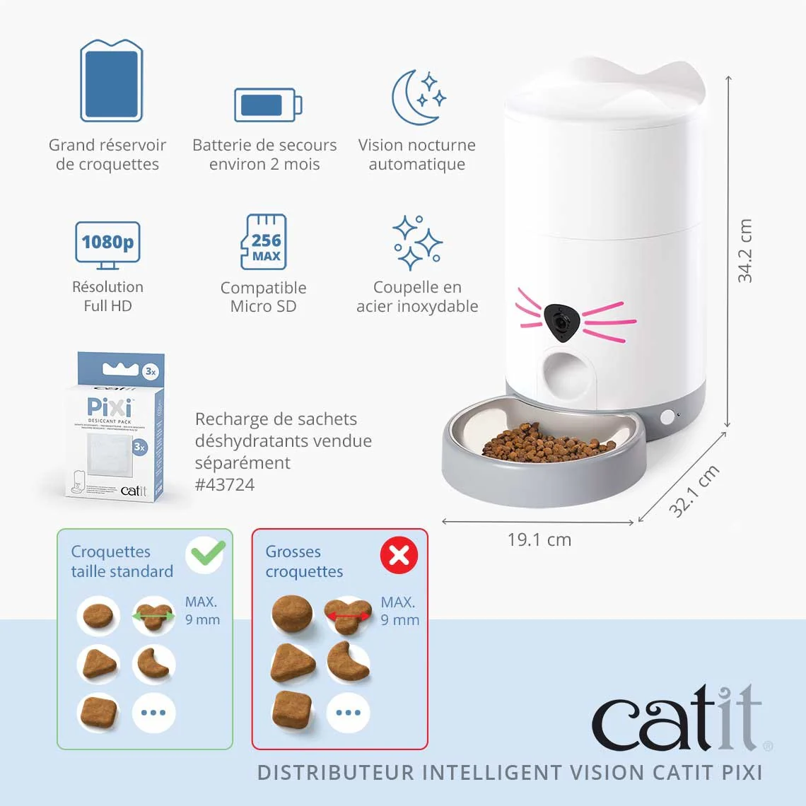 Distributeur connecté Pixi Vision LED 12 repas - Image 6