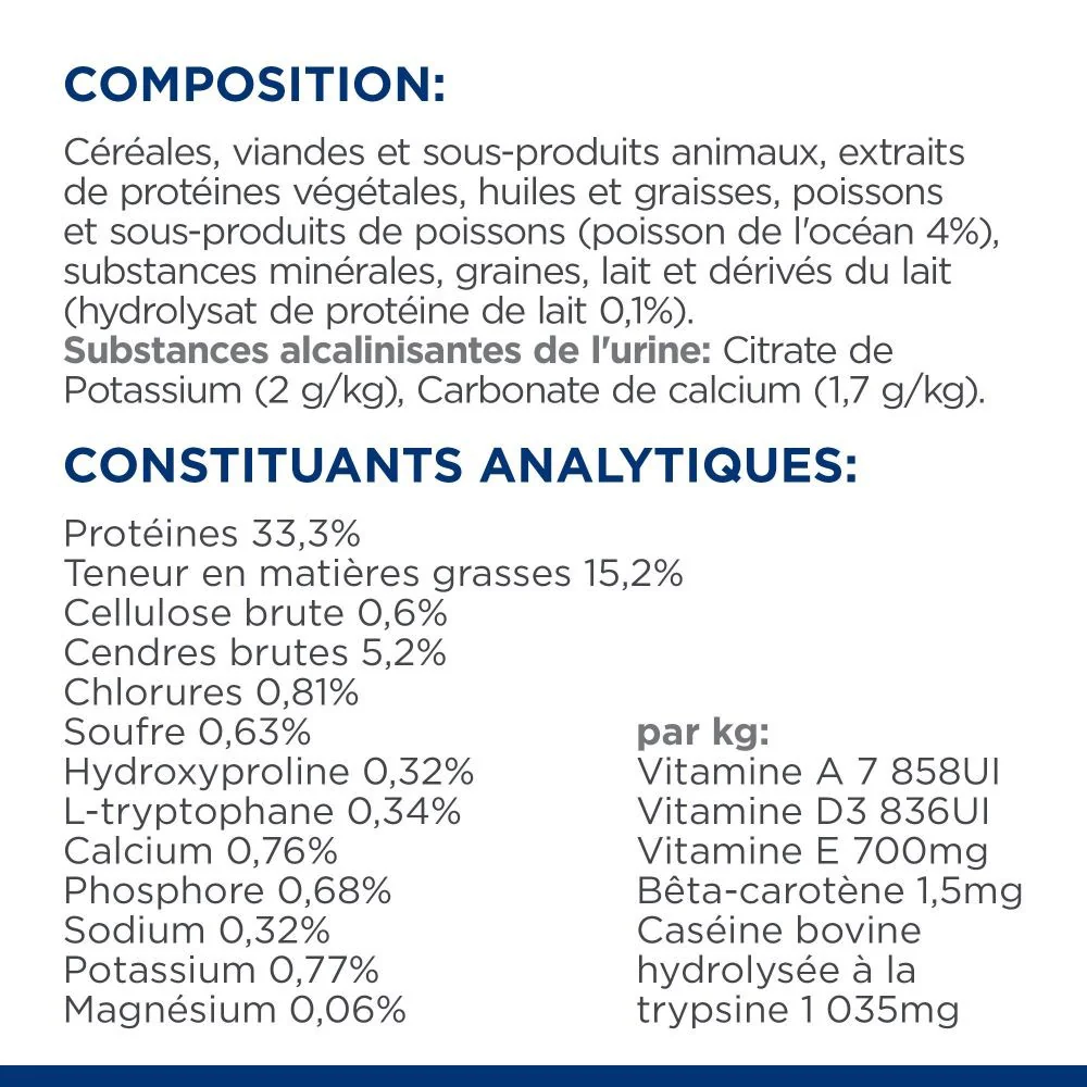 Hill's Prescription Diet c/d Urinary Care Multicare Stress au poisson - croquettes chat - Image 9