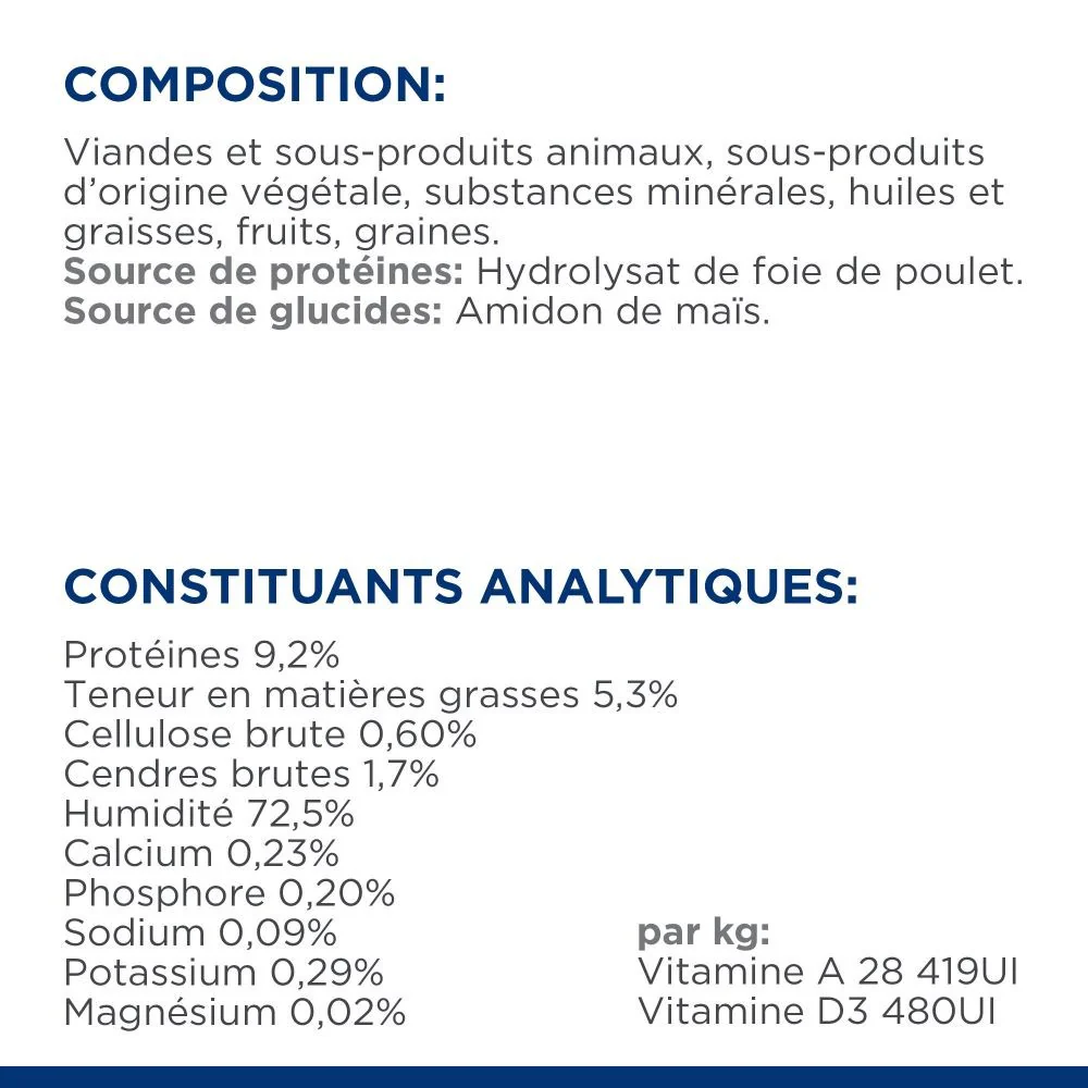 Hill's Prescription Diet z/d Food Sensitivities en boîtes - pâtée chat - Image 9