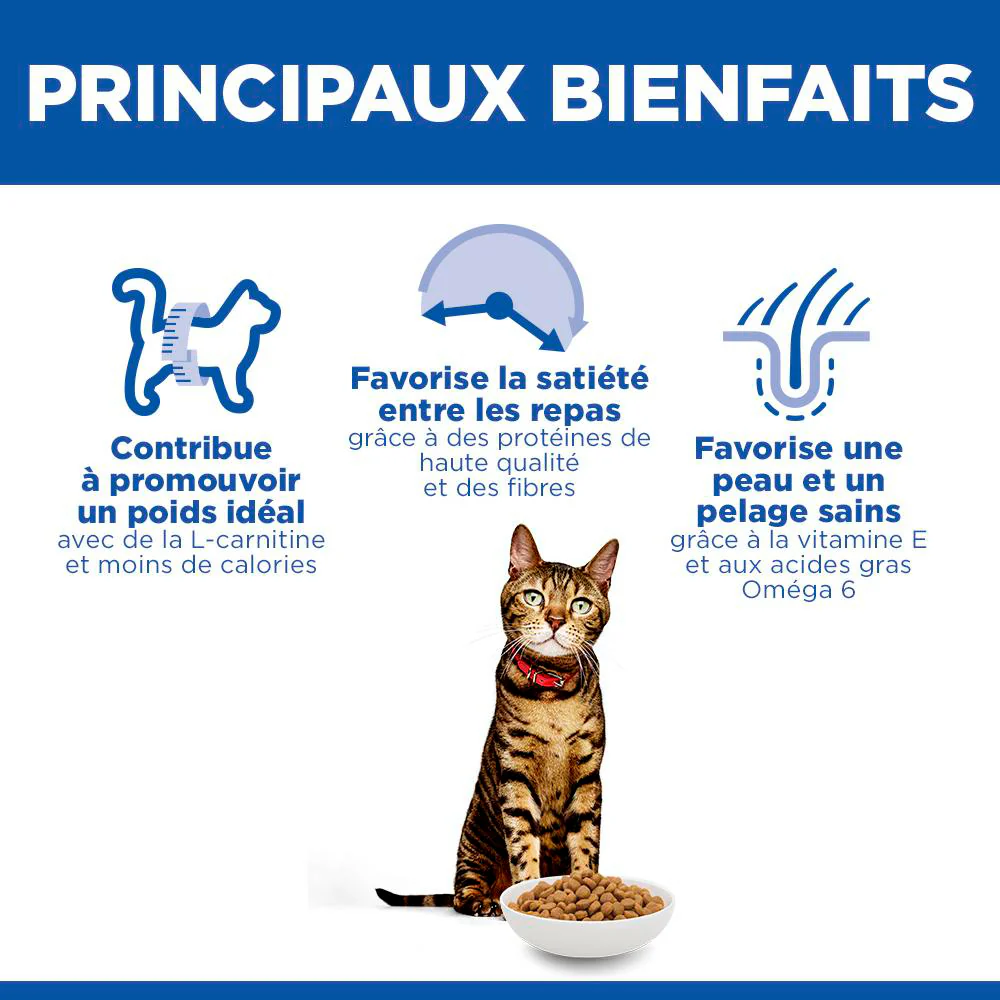 HILL'S Science Plan Light Adult au Poulet - Croquettes pour chat - Image 9