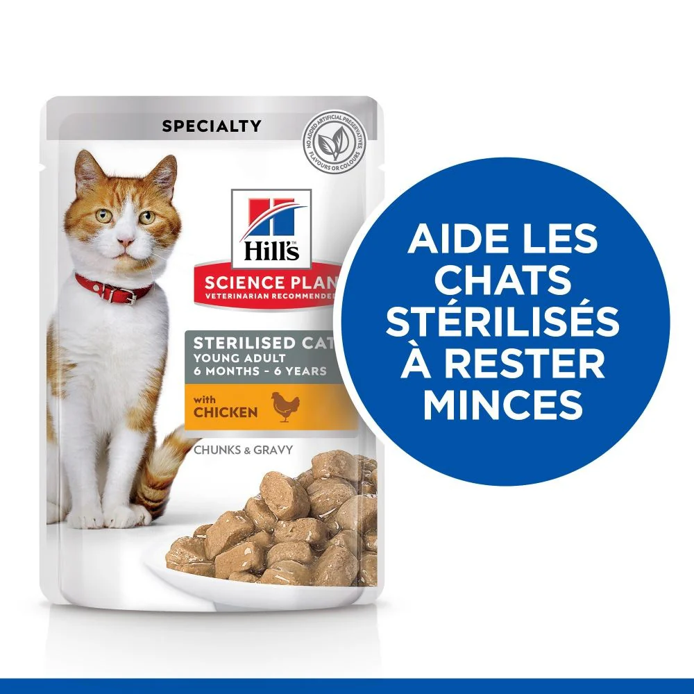Hill's Science Plan Sterilised Adult en sachets - pâtée chat - Image 10