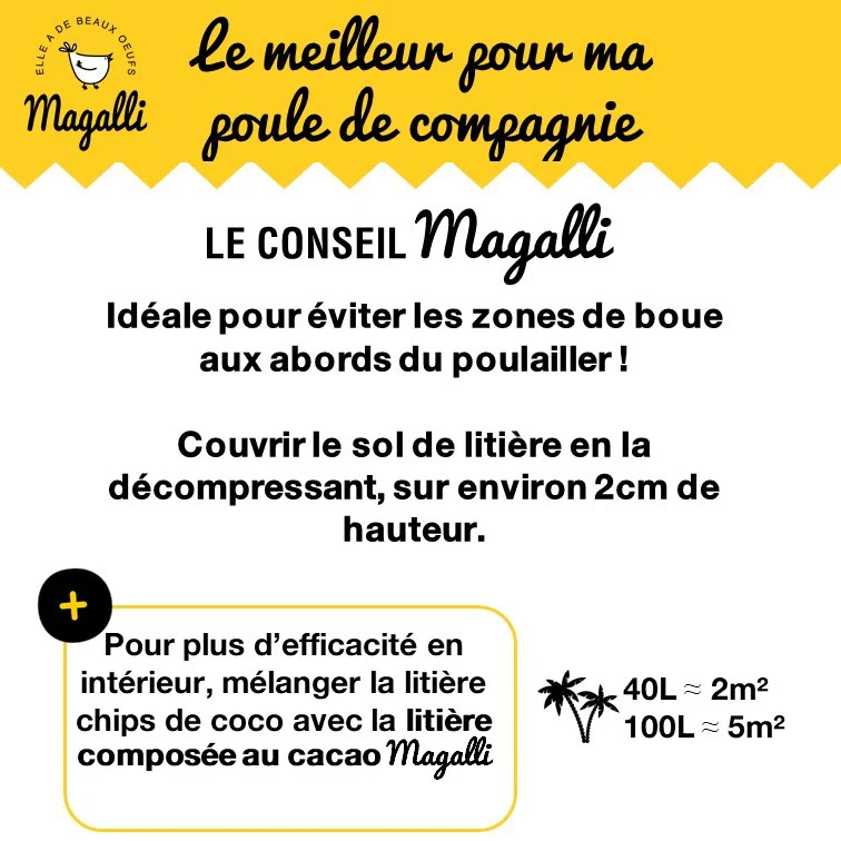 Litière et couvre-sol chips de coco - Image 3