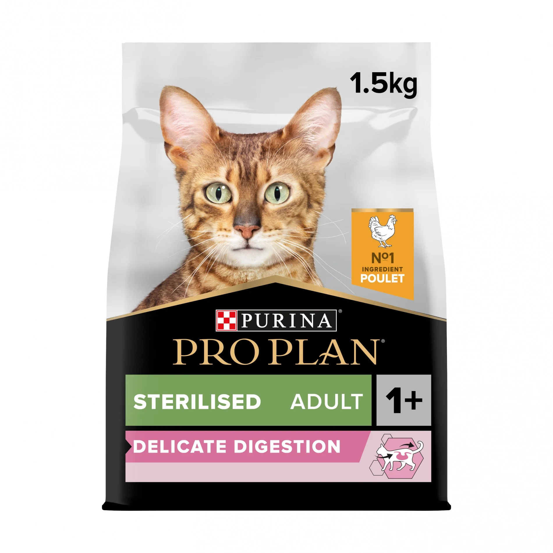Pro Plan Delicate Digestion Sterilised Adult au poulet - croquettes chat - Image 3