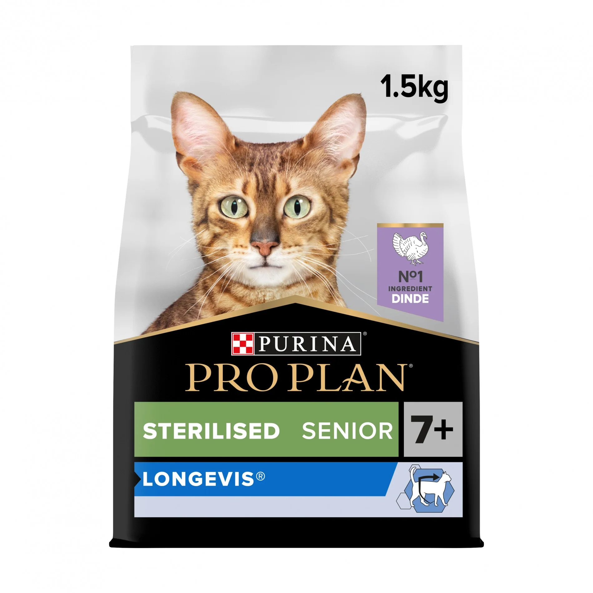 PRO PLAN Longevis Sterilised Senior à la Dinde - Croquettes pour chat - Image 3