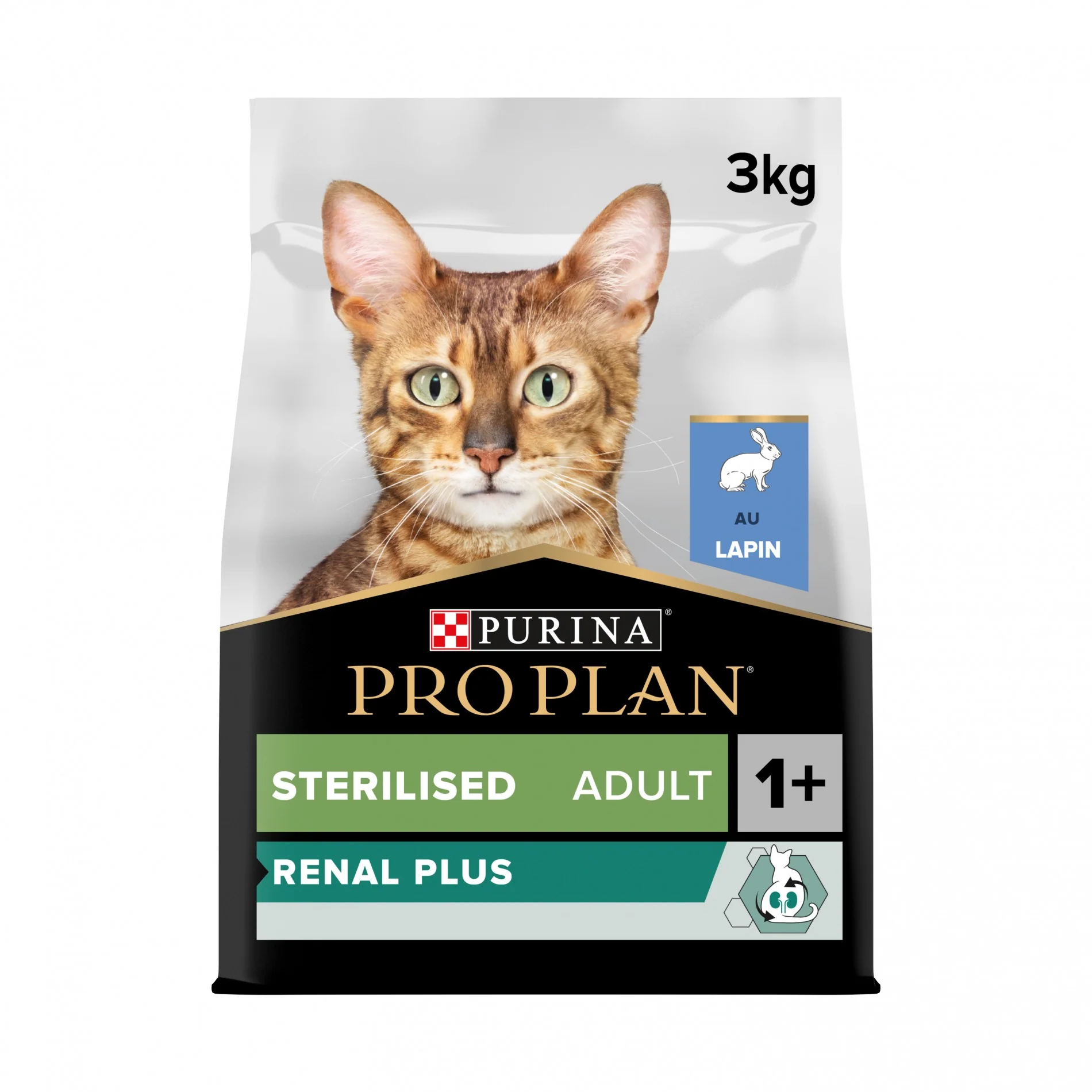 Pro Plan Renal Plus Sterilised Adult au lapin - croquettes chat - Image 2