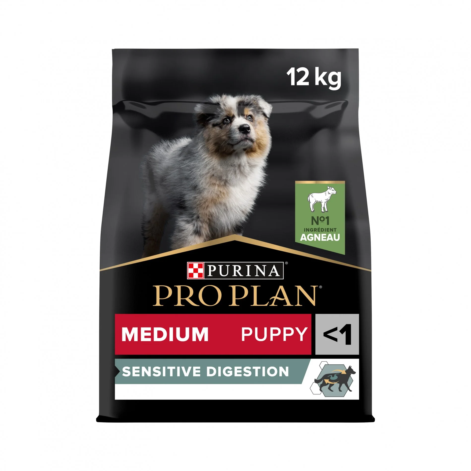 PRO PLAN Sensitive Digestion Medium Puppy à la Agneau- Croquettes pour chien - Image 11