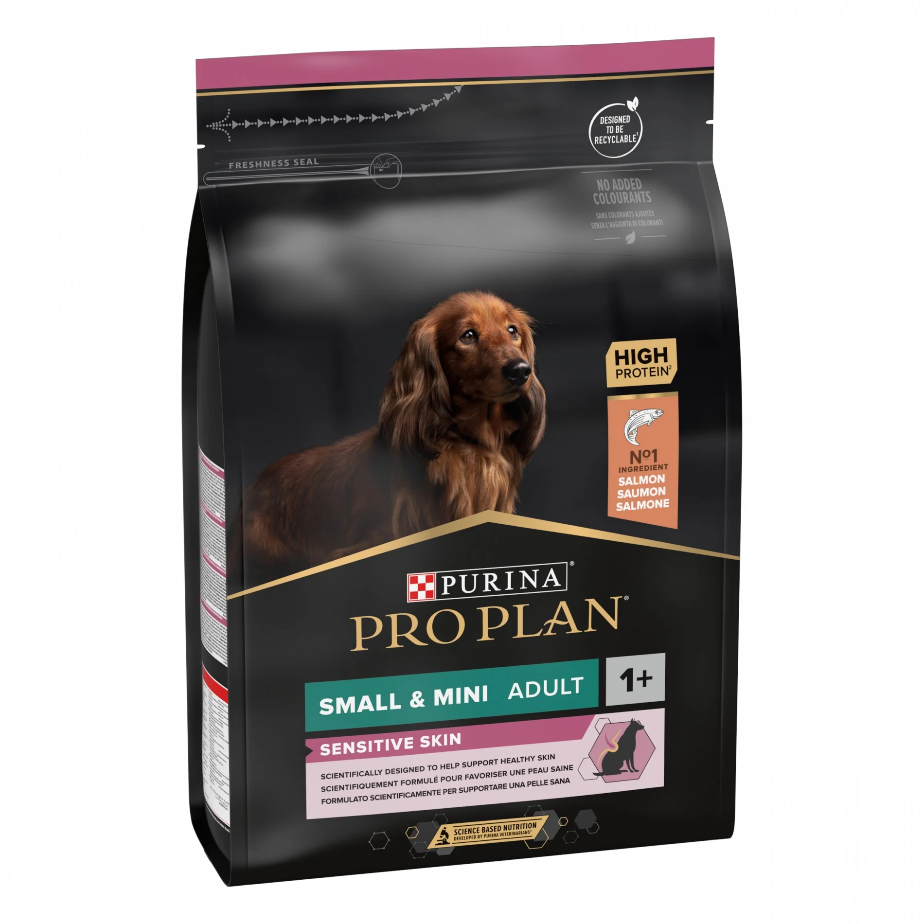 PRO PLAN Sensitive Skin Small & Mini Adult au Saumon - Croquettes pour chien - Image 4