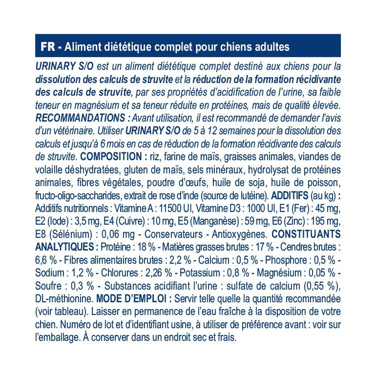 Royal Canin Veterinary Urinary S/O - Aliment pour chien - Image 3