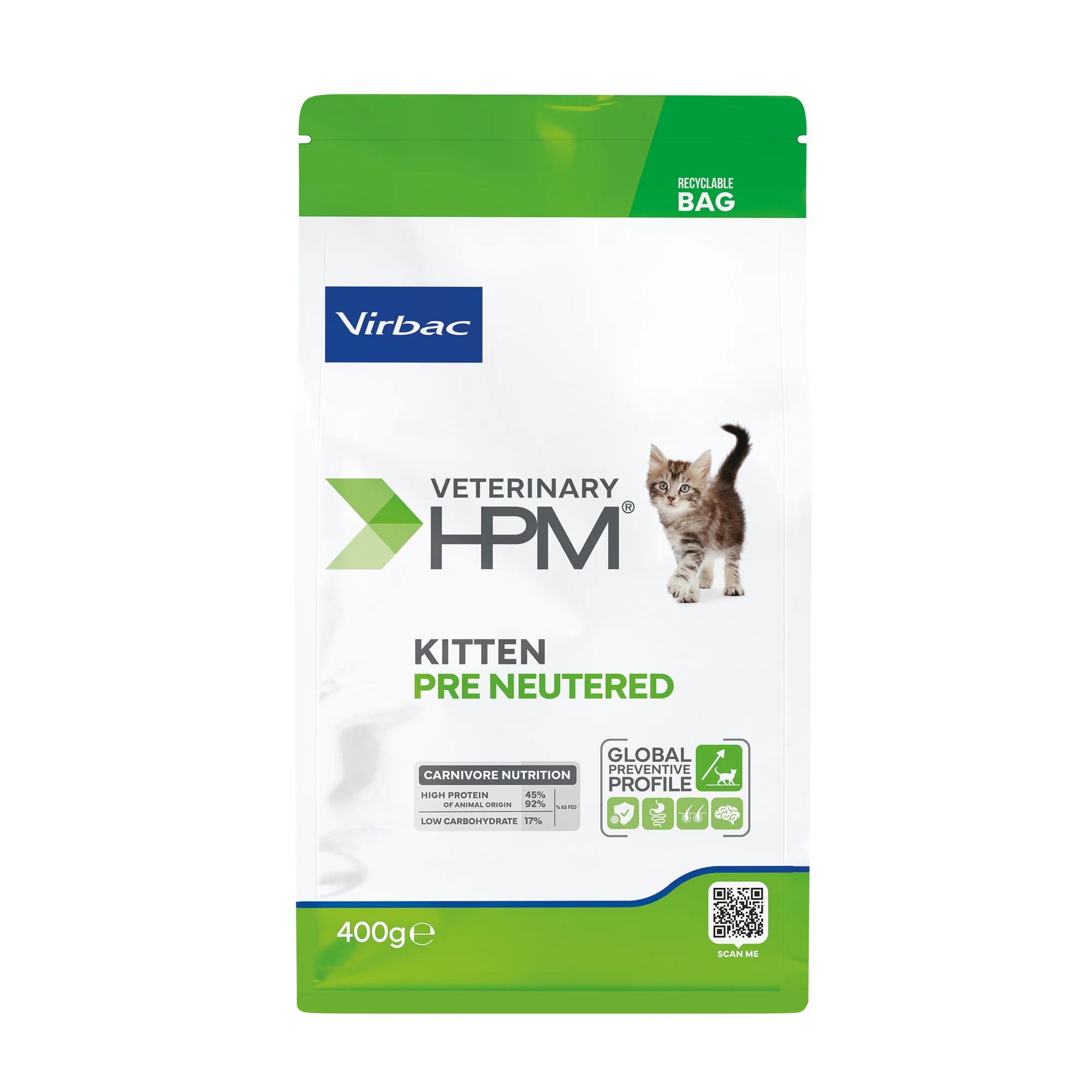 VIRBAC Veterinary HPM Kitten Pre Neutered Cat